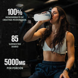 Jacked Factory Polvo de Creatina Monohidrato 425g - Suplemento diar...