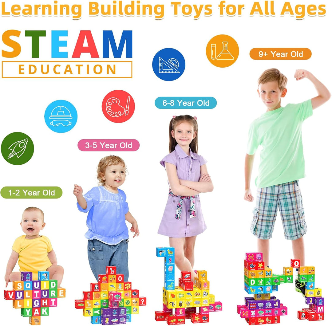 Bloques magnéticos para niños pequeños de 1 a 3 años, bloques de |...
