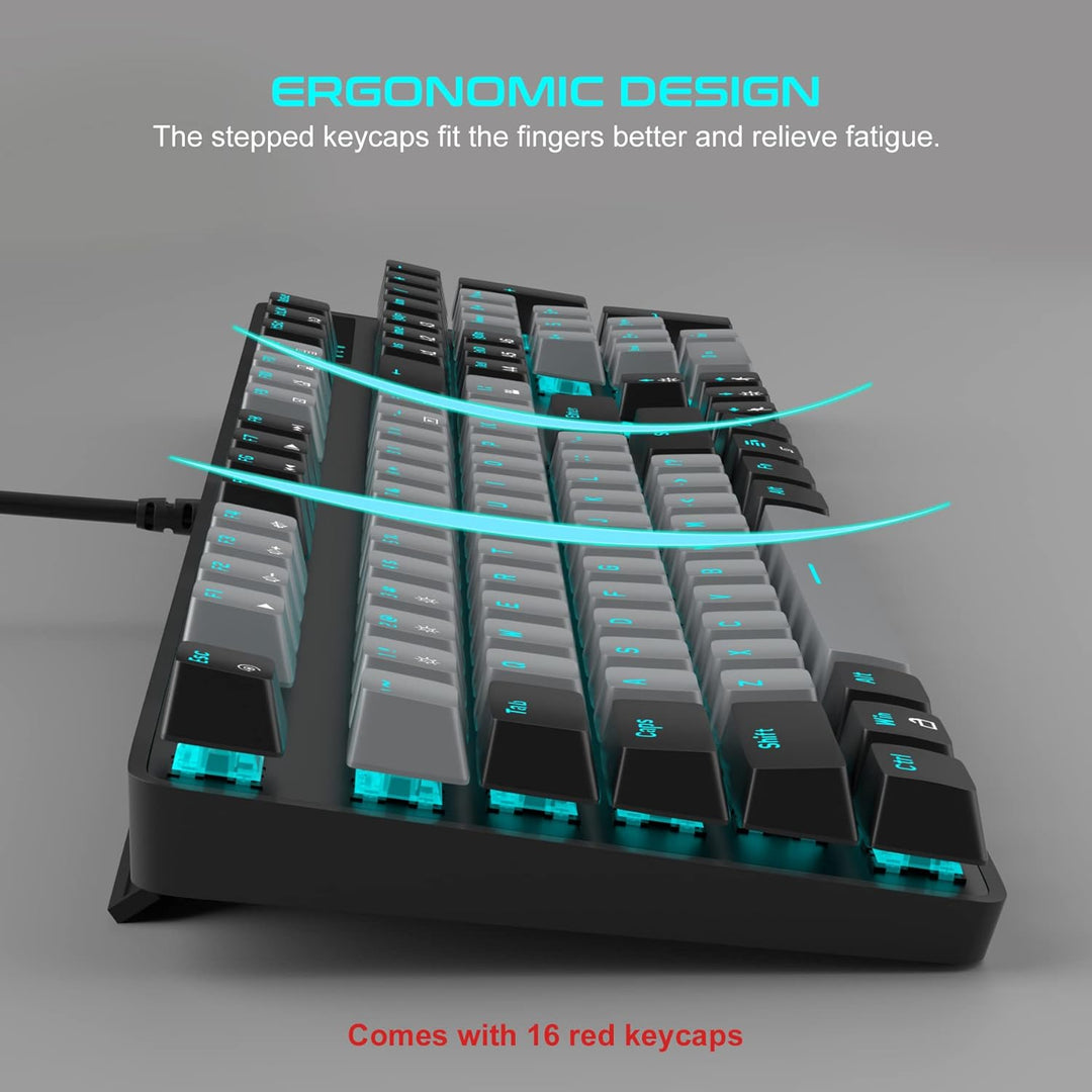 MageGee - Teclado mecánico para juegos, nuevo teclado retroiluminad...