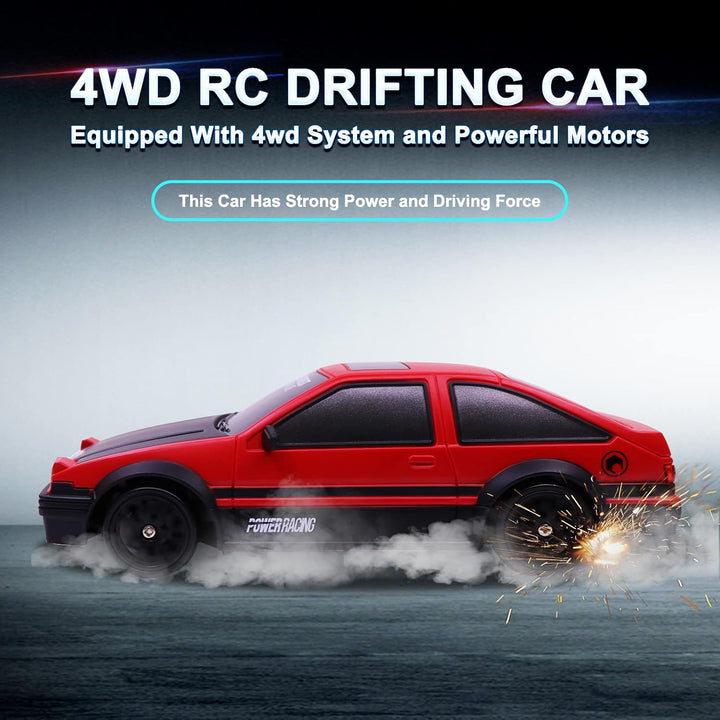 Auto a control remoto RC Drift 2.4GHz escala 1:24 4WD 15KM\/H Model...