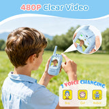Walkie Talkies de video para niños paquete de 2 walkie