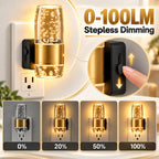 Luz nocturna LED, luces nocturnas enchufables la pared