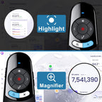 Puntero láser 2 en 1 para presentación digital, clicker en pantalla de TV con unidad flash USB, clicker de resaltado para presentación de PowerPoint USB C A para computadora portátil, MacBook, clicker PPT para aula de oficina