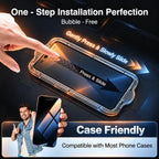 4+2 protectores de pantalla para iPhone 16 (6.1") HD transparente