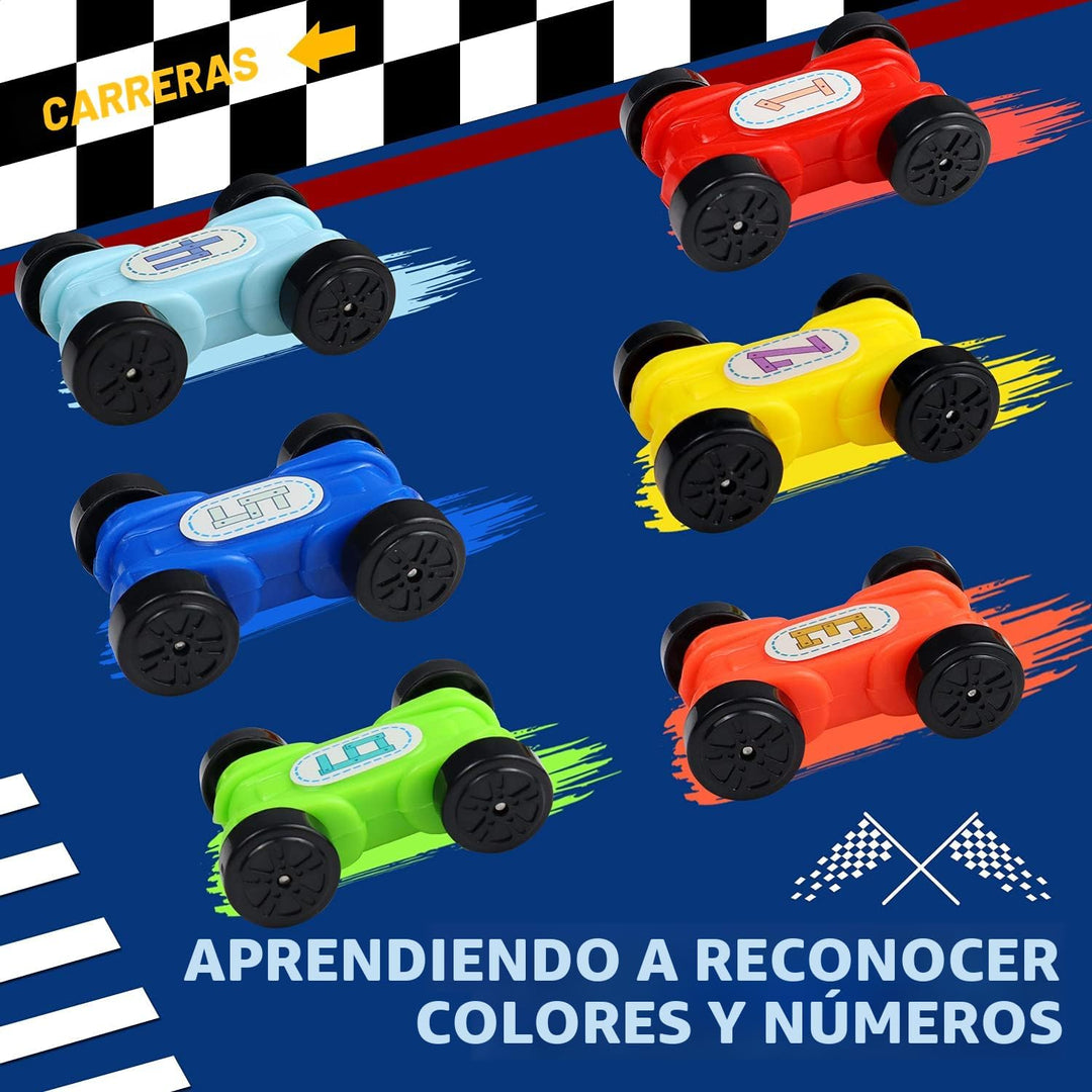 Juguetes Montessori para niños de 2 y 3 años, rampa de juguete con...
