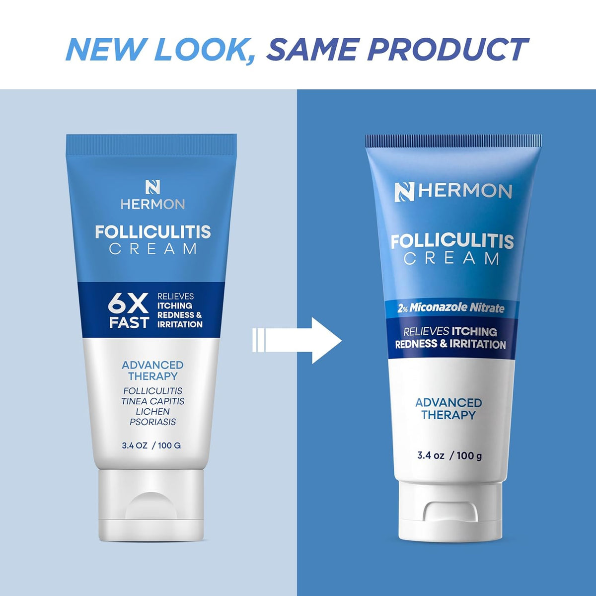 Hermon Crema de foliculitis: eficaz para la foliculitis cuero cabel...