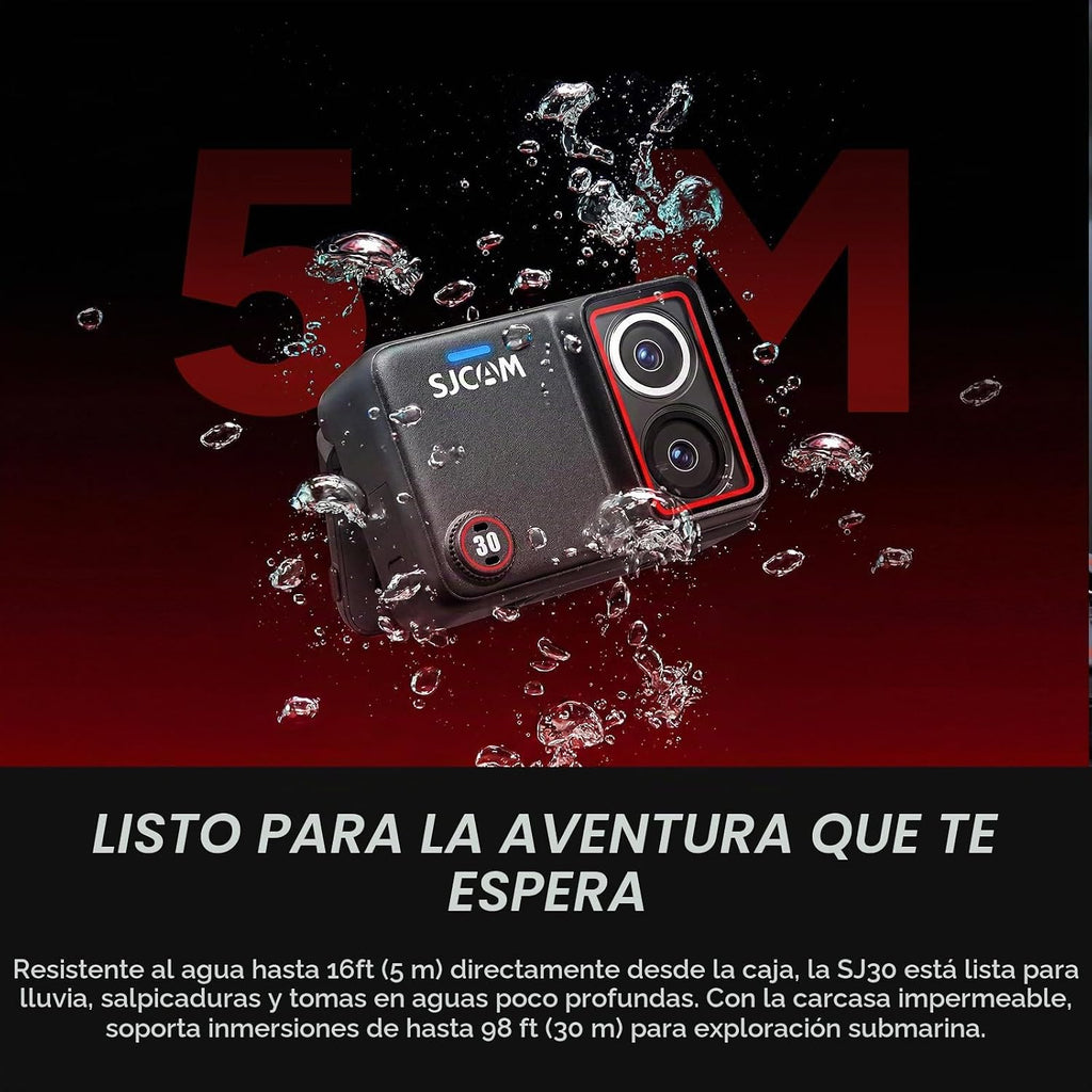 SJCAM SJ30 6K Cámara de acción Vlogging con micrófono inalámbrico 8K/6K/5K