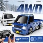 RC Drift Car, 1/24 4WD Camión de deriva de estilo japonés blanco