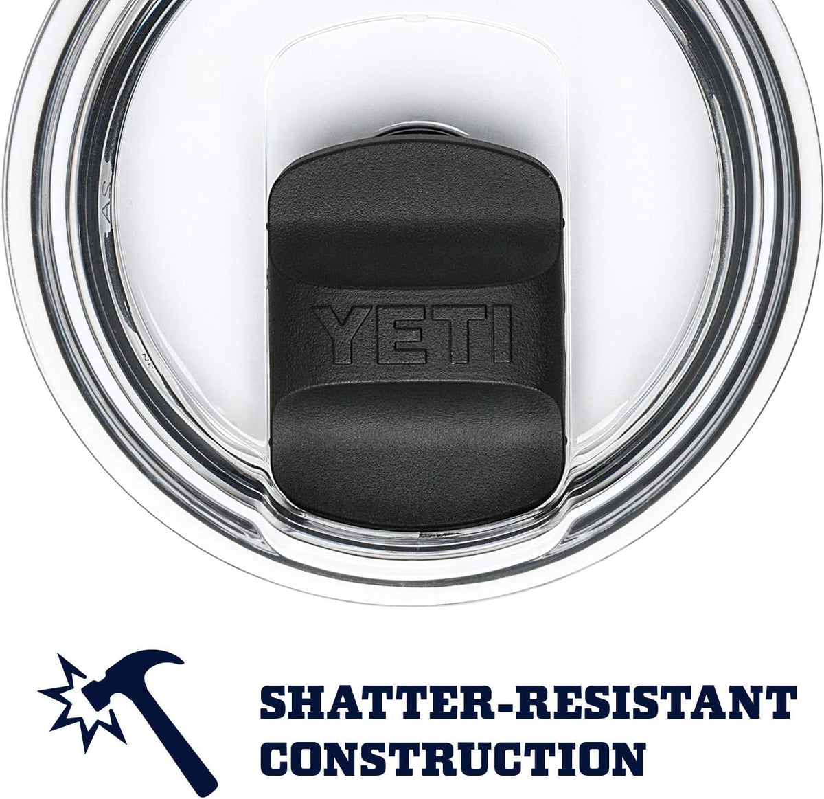 YETI Rambler - Vaso de acero inoxidable con aislamiento al vacío de 20 onzas con tapa MagSlider