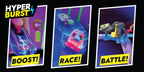 Juego Hyper Burst Jump Strike Carrera y batalla Pista de