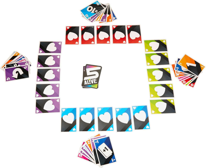 Hasbro Gaming Juego de cartas de 5 vivos juego de ritmo
