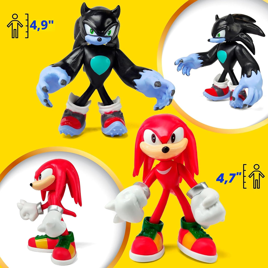 Toysvill Sonic the Hedgehog - Figuras de acción grandes (juego de 1...