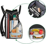 MATEIN Mochila de almuerzo para mujer, mochila térmica aislada para...