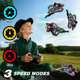 Lovovia Aviones de control remoto de espuma, aviones RC con luz, av...
