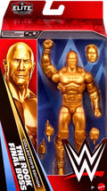 WWE Rock Final Boss Gold Collectors Edition Mattel Elite Collection Series 125 Wrestling Action Wrestler Figura de juguete