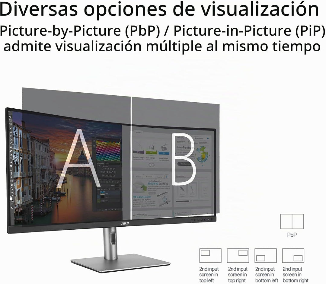 ASUS ProArt PA34VCNV Monitor profesional ultraancho de 34 pulgadas...