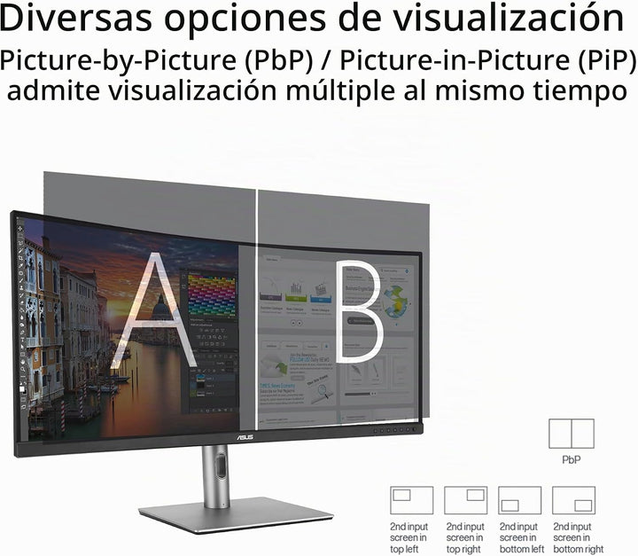ASUS ProArt PA34VCNV Monitor profesional ultraancho de 34 pulgadas...