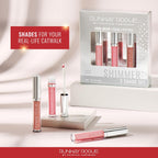 Runway Rogue Mini Liquid Lipstick Trio, 3 tonos a prueba de transferencia, Rodeo