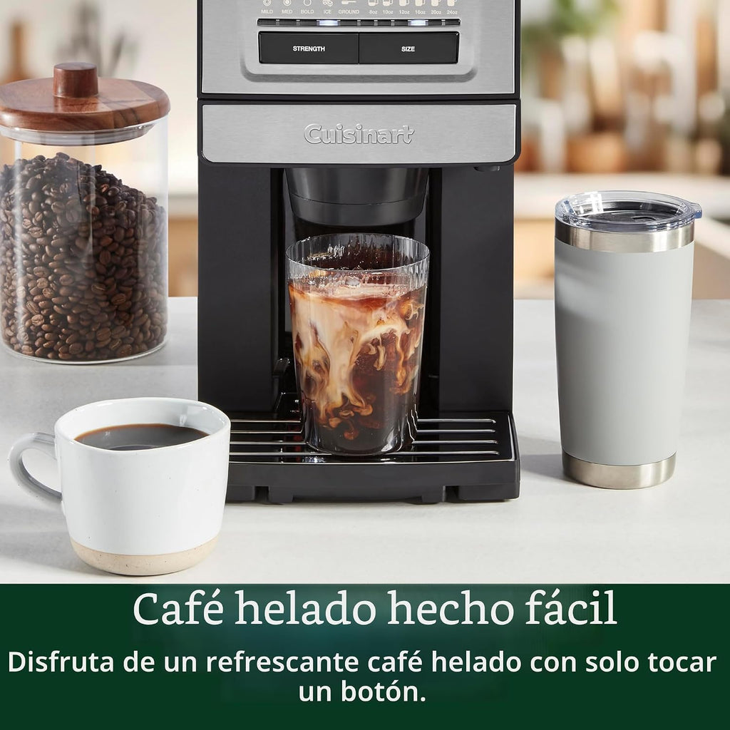 Cuisinart Cafetera, cafetera de una sola porción para moler y preparar, 6