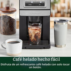 Cuisinart Cafetera, cafetera de una sola porción para moler y preparar, 6