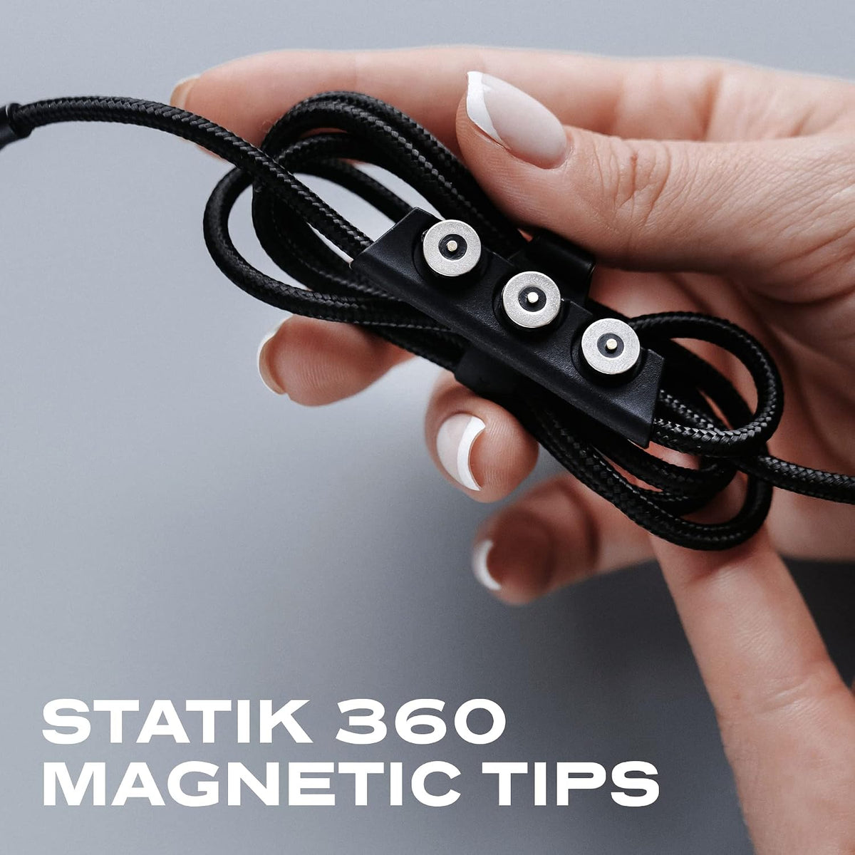 Statik Puntas Snap-N-Charge y USB C (paquete de 3)