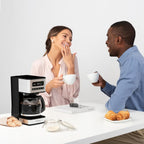 Cafetera programable de 12 tazas, cafeteras de goteo para café caliente y con hielo