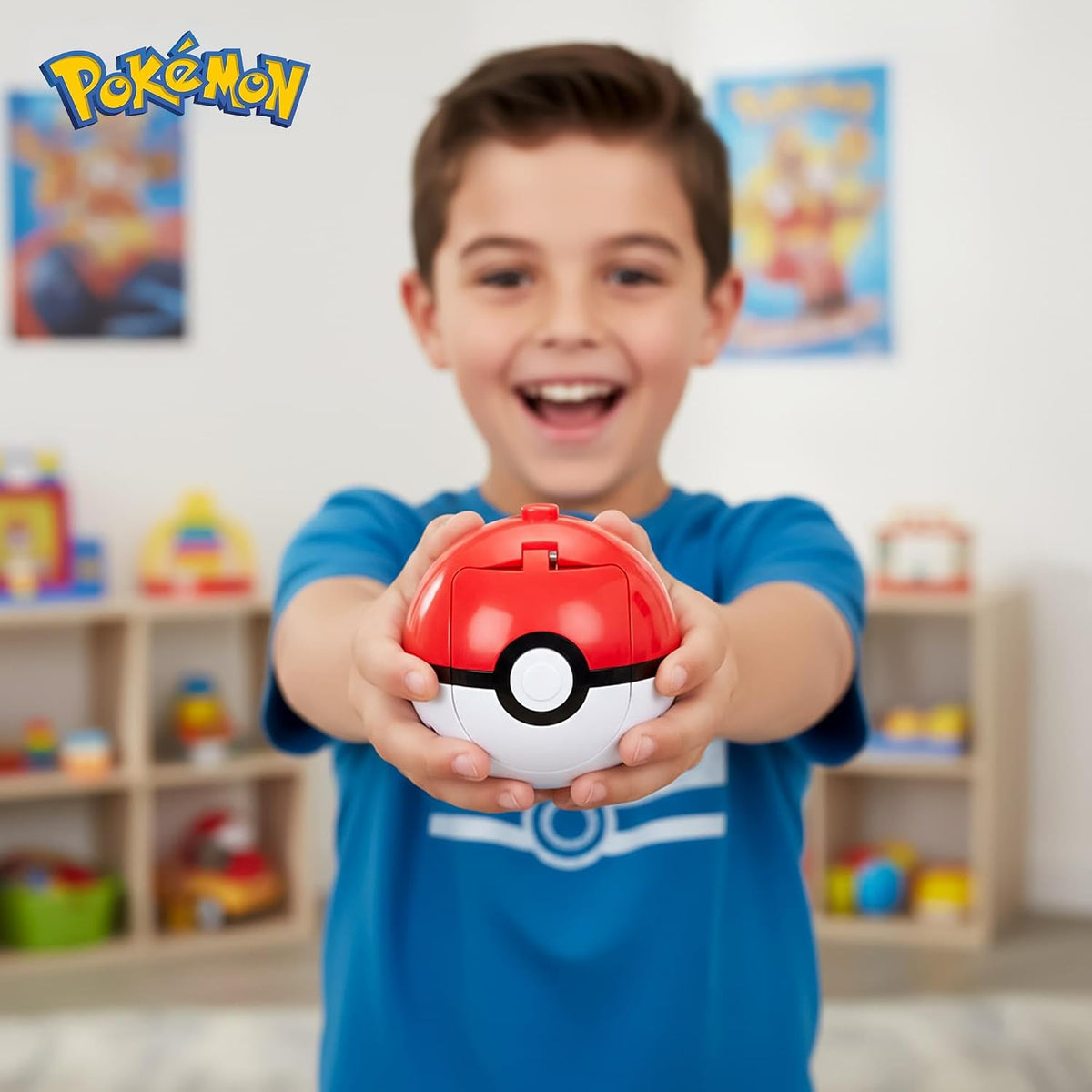 Pokemon Battle Spinning Top y Poke Ball Launcher | Pikachu