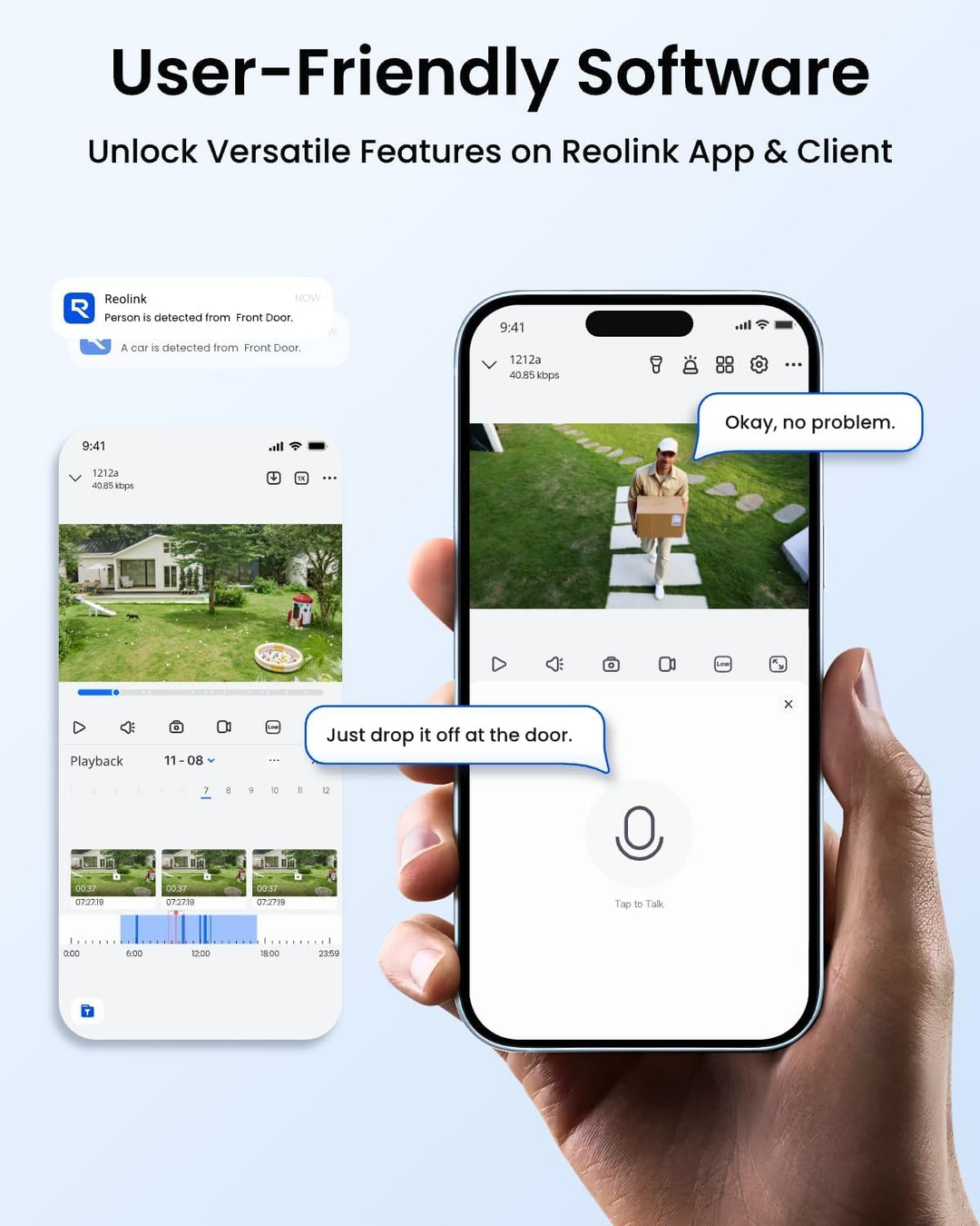 REOLINK - Cámara IP PoE de 12MP para exteriores, cámaras de vigilan...