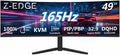 Monitor 5K, Z-Edge 49 pulgadas 1500R monitor curvado para juegos, m...