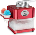Cuisinart - Máquina de cono de nieve, motor de 90 W, seguridad de enclavamiento, 4 conos reutilizables, diseño compacto, encimera, color rojo
