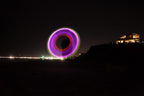 Juego de luces LED para lanzar y atrapar al aire libre, bola de espuma y cola que brillan por la noche, juega en la oscuridad, divertida idea de regalo para niños y adultos, niños y niñas