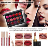 Kit completo de maquillaje para niñas, paleta de sombras de ojos, b...