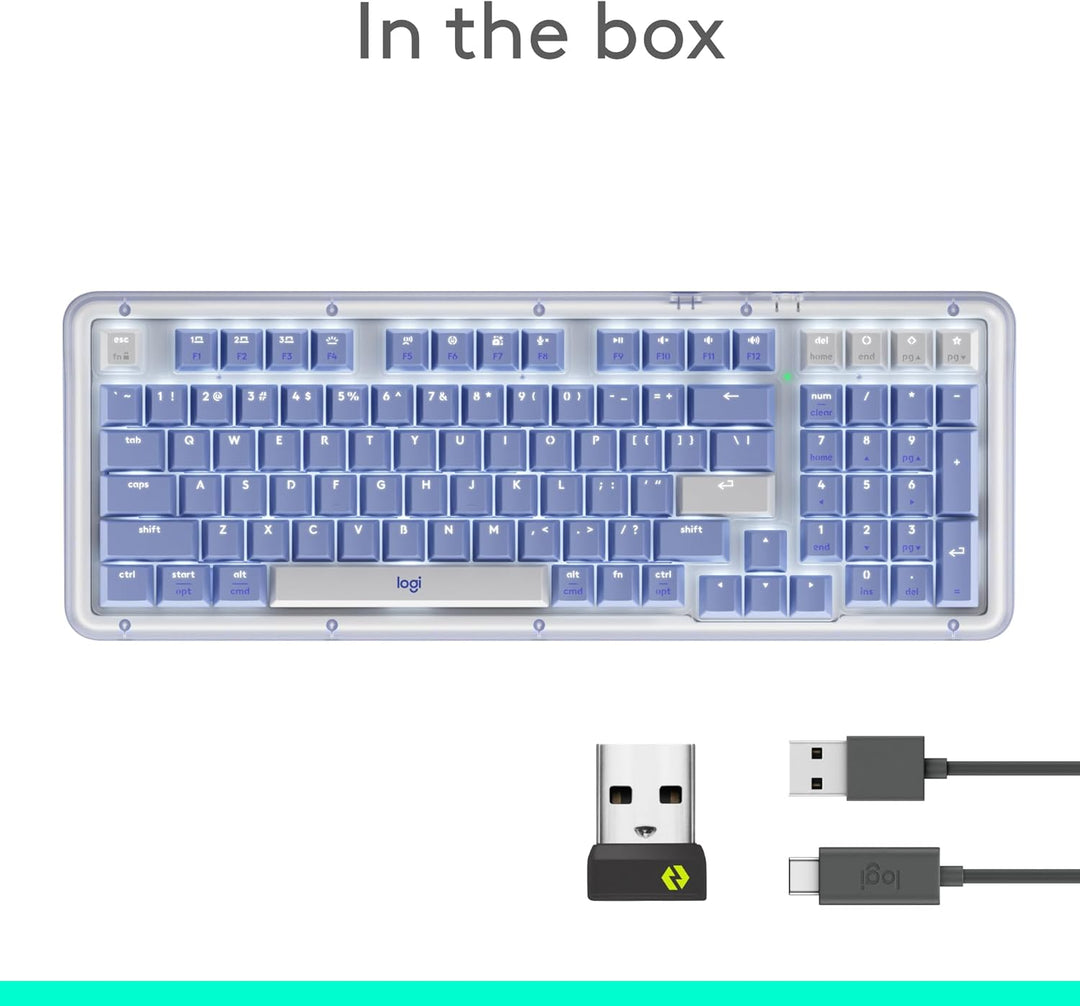 Logitech Alto Keys K98M - Teclado mecánico inalámbrico, teclado per...
