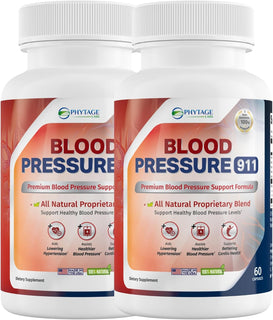 Phytage Labs Suplemento premium 911 para la presión arterial - Píld...
