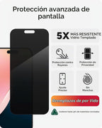 ZAGG Protector de pantalla de privacidad Glass Elite para iPhone 16 Pro