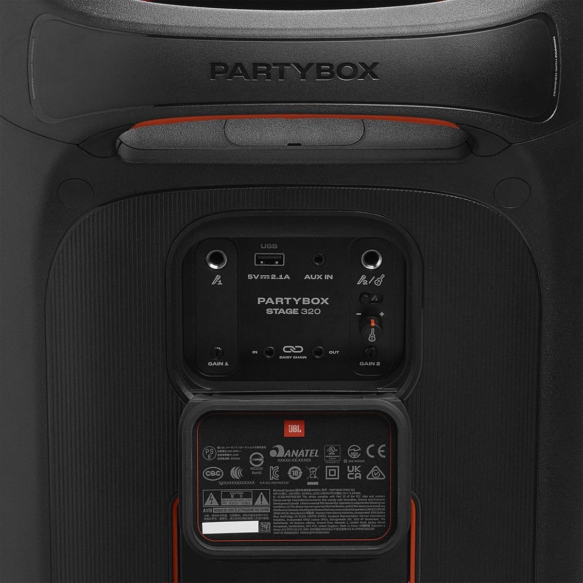 JBL PartyBox Stage 320 - Altavoz portátil para fiestas con mango te...