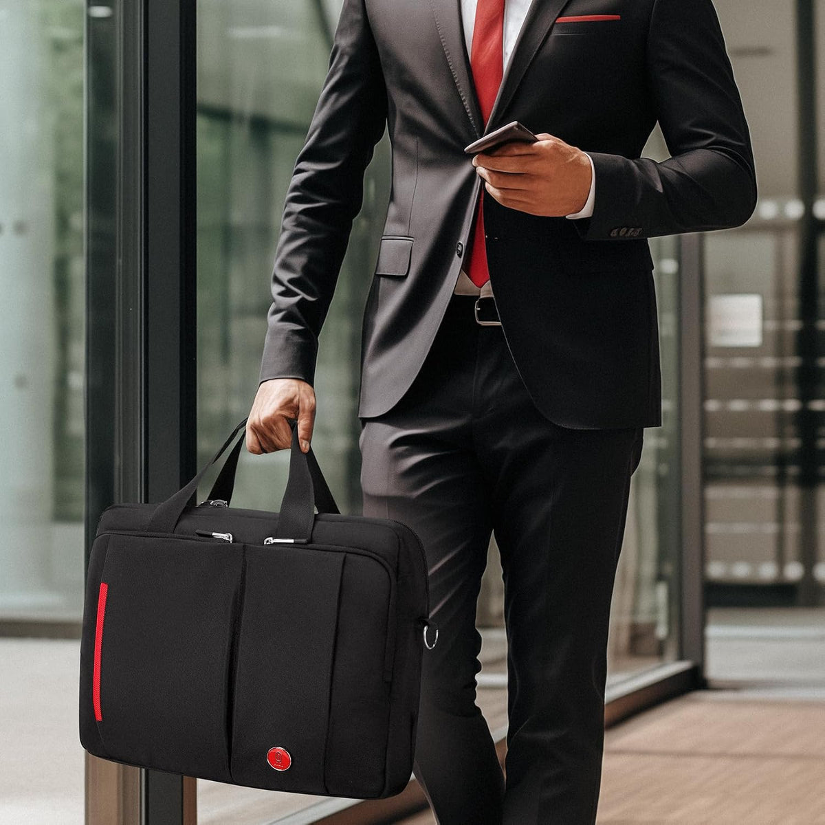 Maletín para portátil de 15,6 "con cerradura de combinación