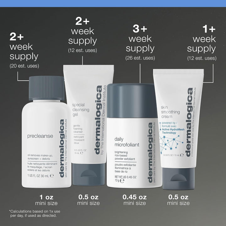 Kit de Piel Saludable Dermalogica Discover - Incluye: Prelimpieza,...