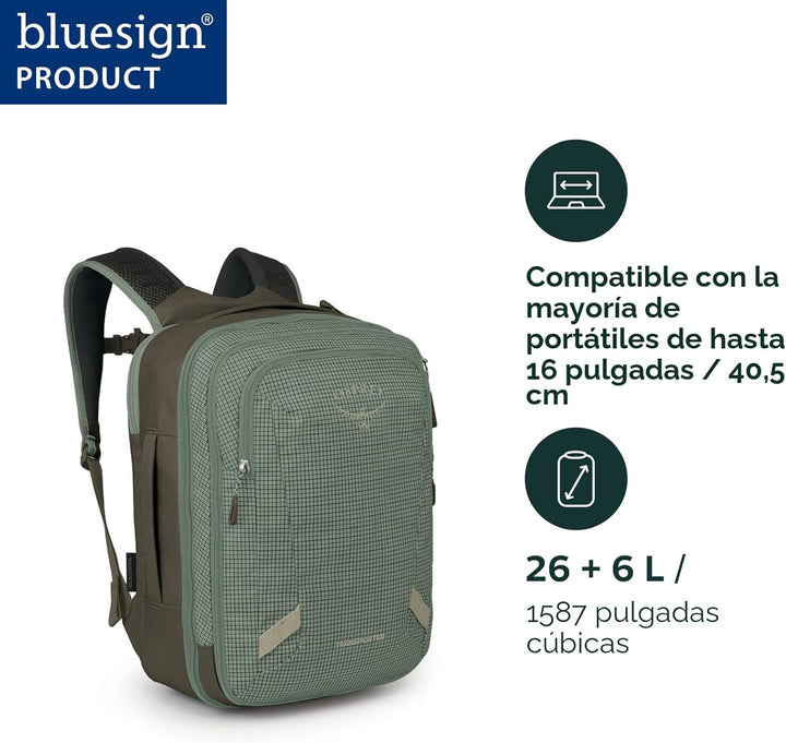 Osprey Transporter 26+6 Travel Pack - Expandable Personal Item Back...