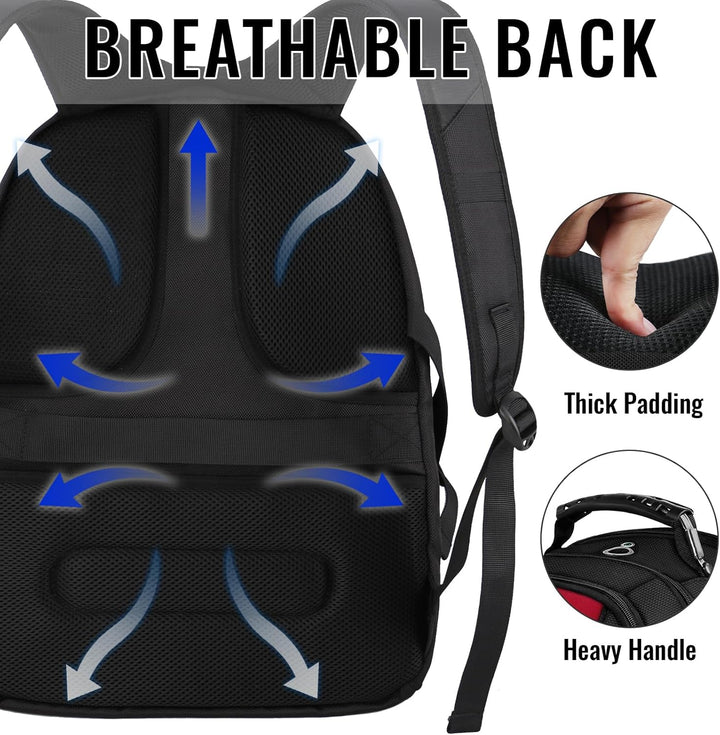 YOREPEK - Mochila de viaje extra grande de 13.2 galones para laptop...