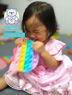 Paquete de 4 juguetes para ansiedad de reventar burbujas para niños, mariposa Pop It, gato Pop It, juego de juguetes sensoriales de ratón y gatito, juguetes sensoriales de animales para la ansiedad