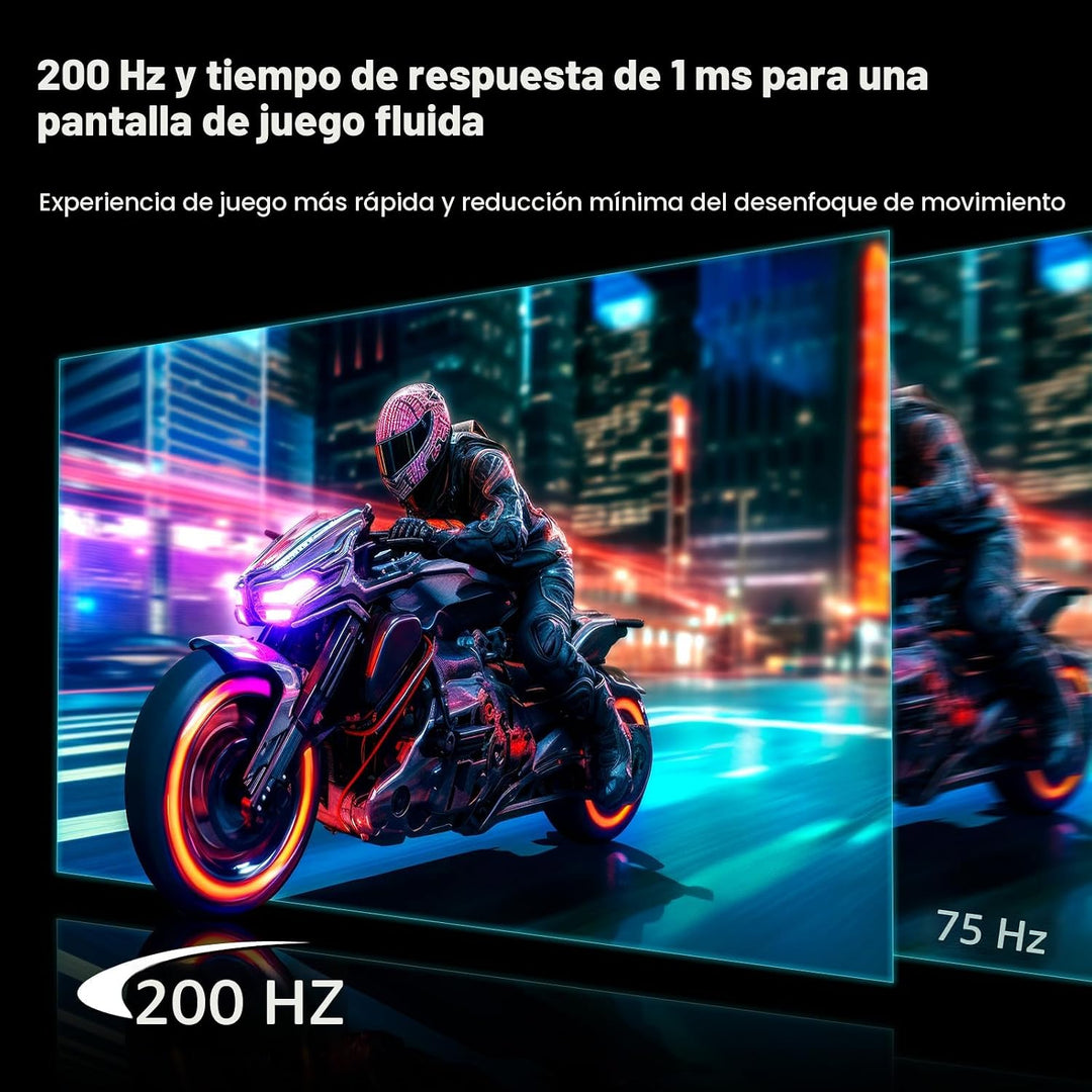 SANSUI Monitor de juegos IPS WQHD 2560 x 1440 de 27 pulgadas, 200Hz...