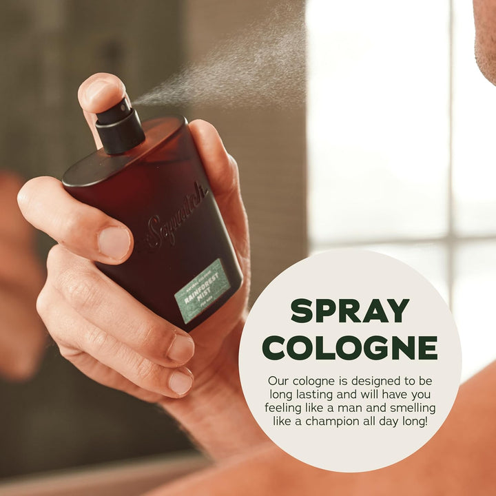 Dr. Squatch Colonia natural para hombres, tecnología Scent-Lock e i...