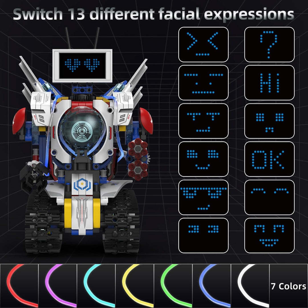 Robot 5 en 1 para niños de 8 a 12 años control remoto y