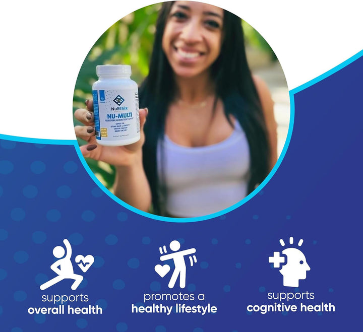 NuEthix Formulations Nu-Multi Suplemento dietético de apoyo de micr...