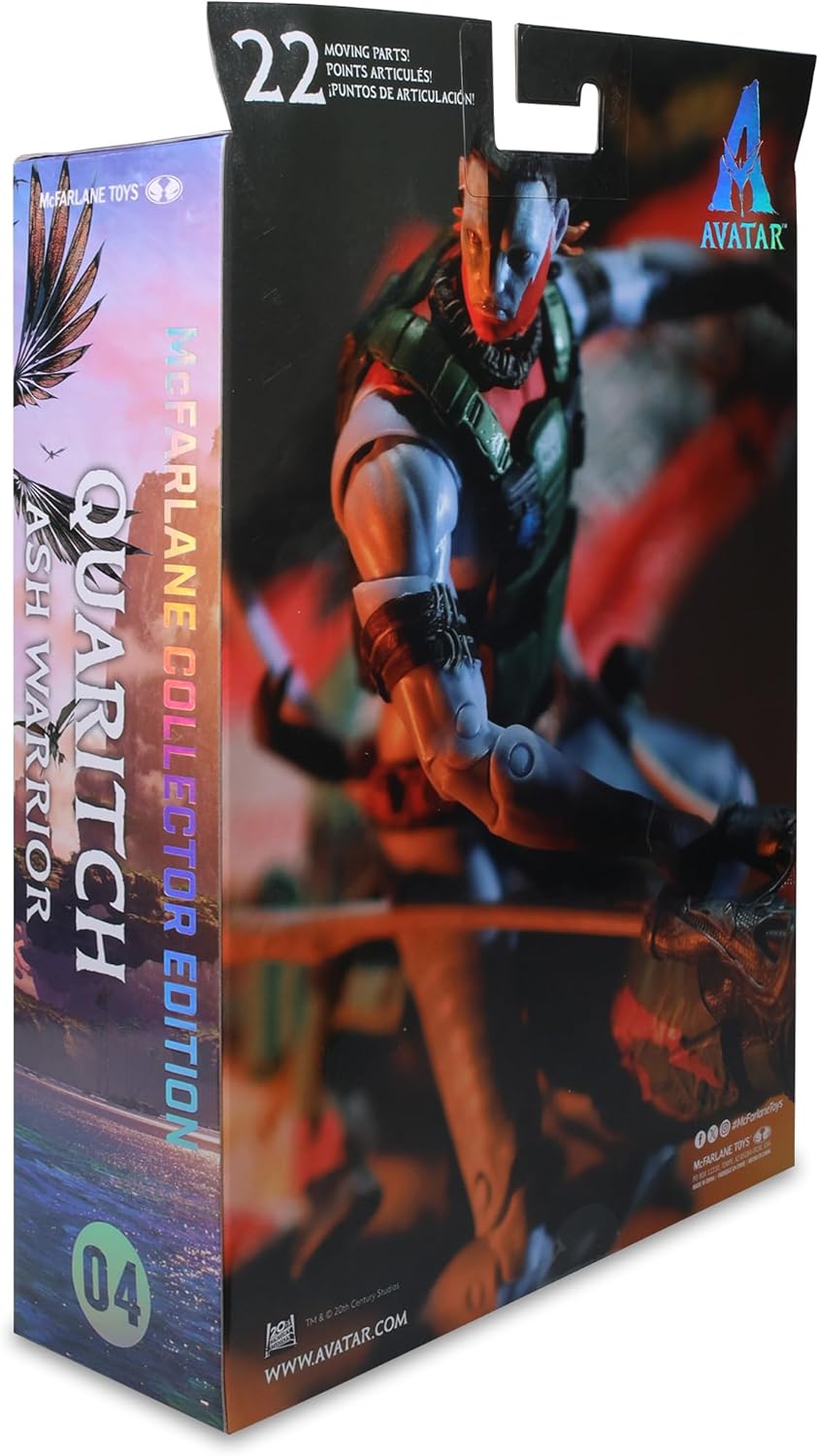 McFarlane Toys - Avatar Fuego y ceniza Quaritch Figura de