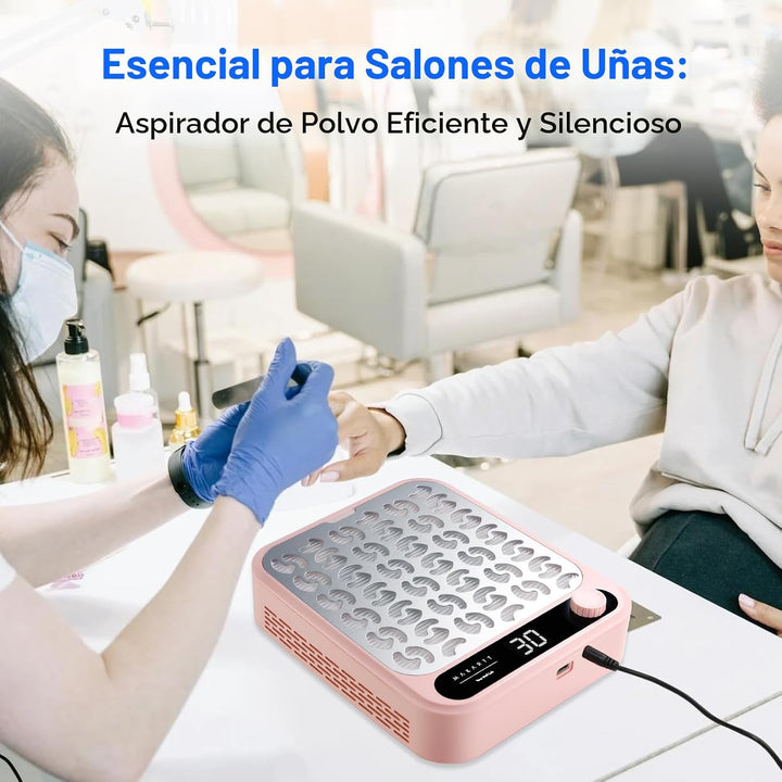 Makartt - Colector de polvo de uñas profesional con potente succión...