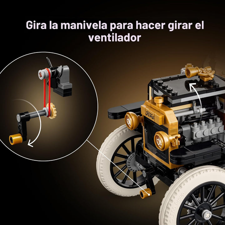 LEGO Icons Ford Model T - Juego de construcción para adultos, kit c...