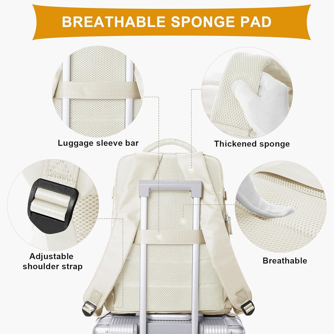 coowoz Mochila de mano para mujeres y hombres, mochila de viaje apr...