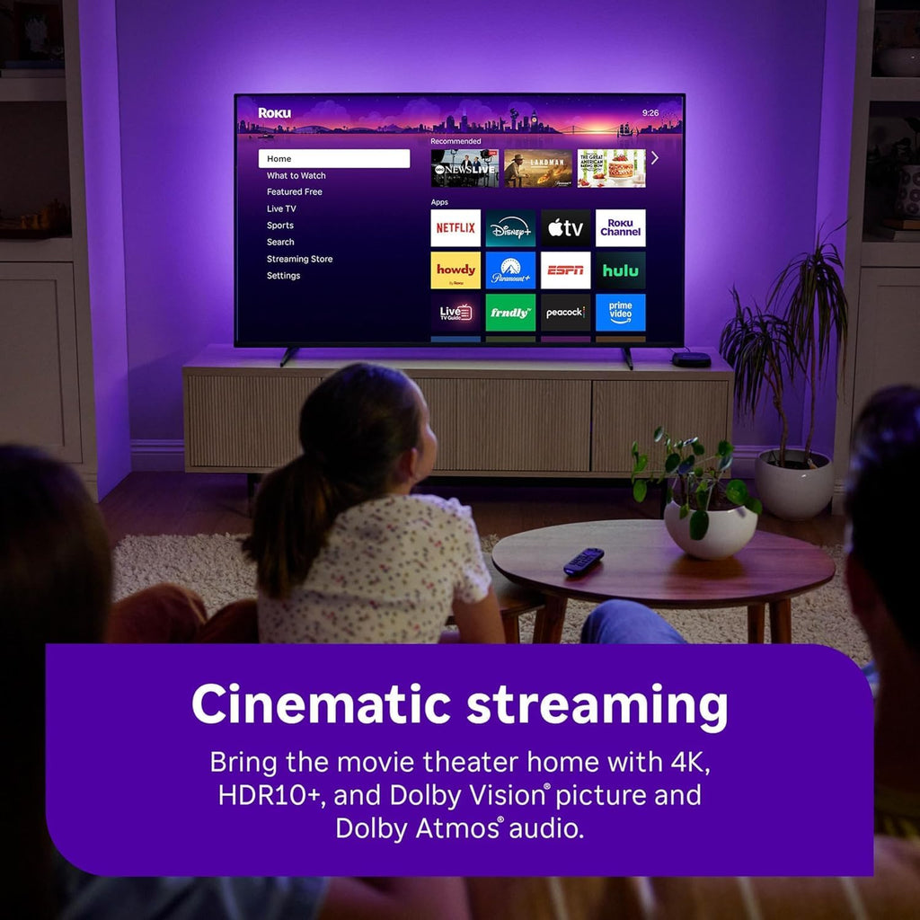 Roku Ultra - Ultimate Streaming Player (renovado) - Dispositivo de transmisión 4K para TV con HDR10+, Dolby Vision y Atmos - Bluetooth y Wi-Fi 6 - Control remoto por voz recargable Pro con botones